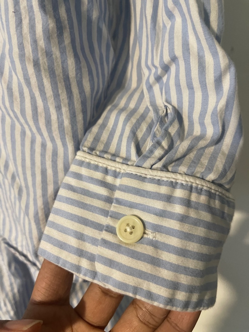 J. Crew Blue and White Striped Pajama Set - Picture 4 of 6